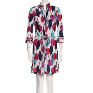 Tory Burch printed coverup shirt dress - size 4. Need to sell ASAP